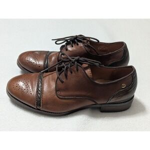Pikolinos Women's The‎ Royal Cap Toe Derby Oxford Shoes Sz 37 Leather Brogue 6.5